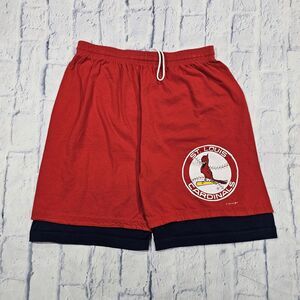 St Louis Cardinals Cotton Shorts SZ L Made USA MLB Baseball 90s VINTAGE 1991